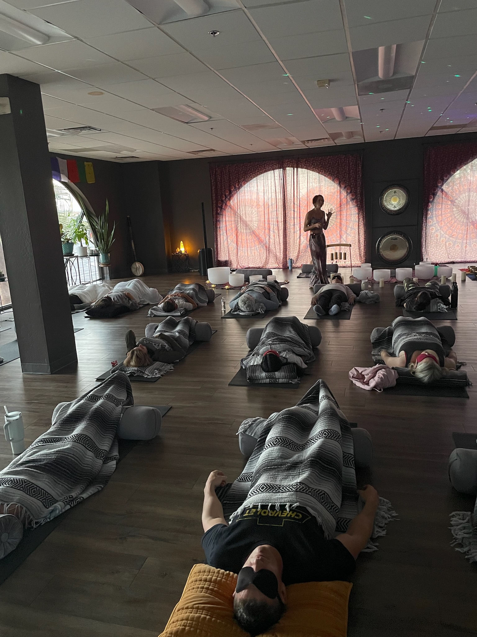 Somatic breathwork session